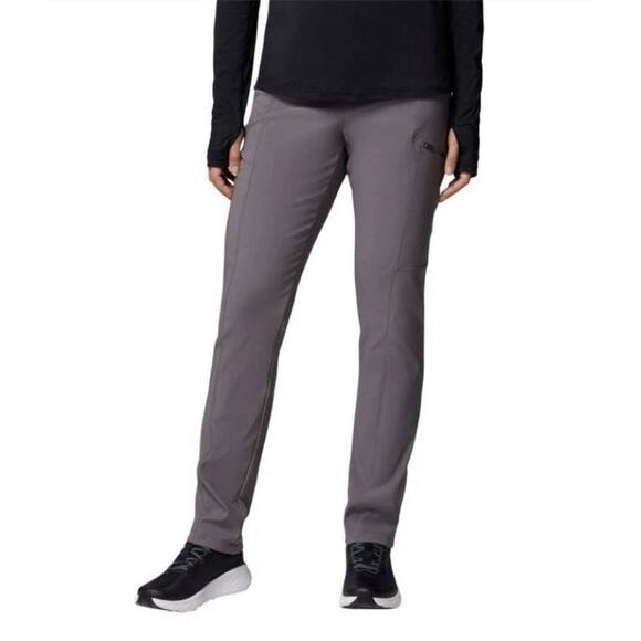 Columbia Pants - Columbia Active Fit Straight Leg Fleece Lined Pants Women's Gray Size XL NEW